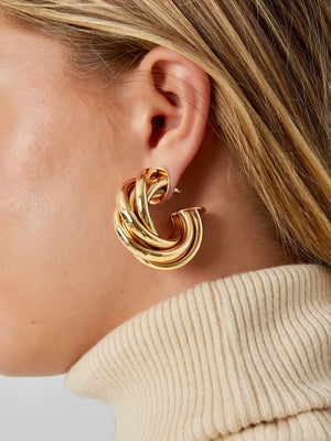 Orecchini Twirl extra big hoops